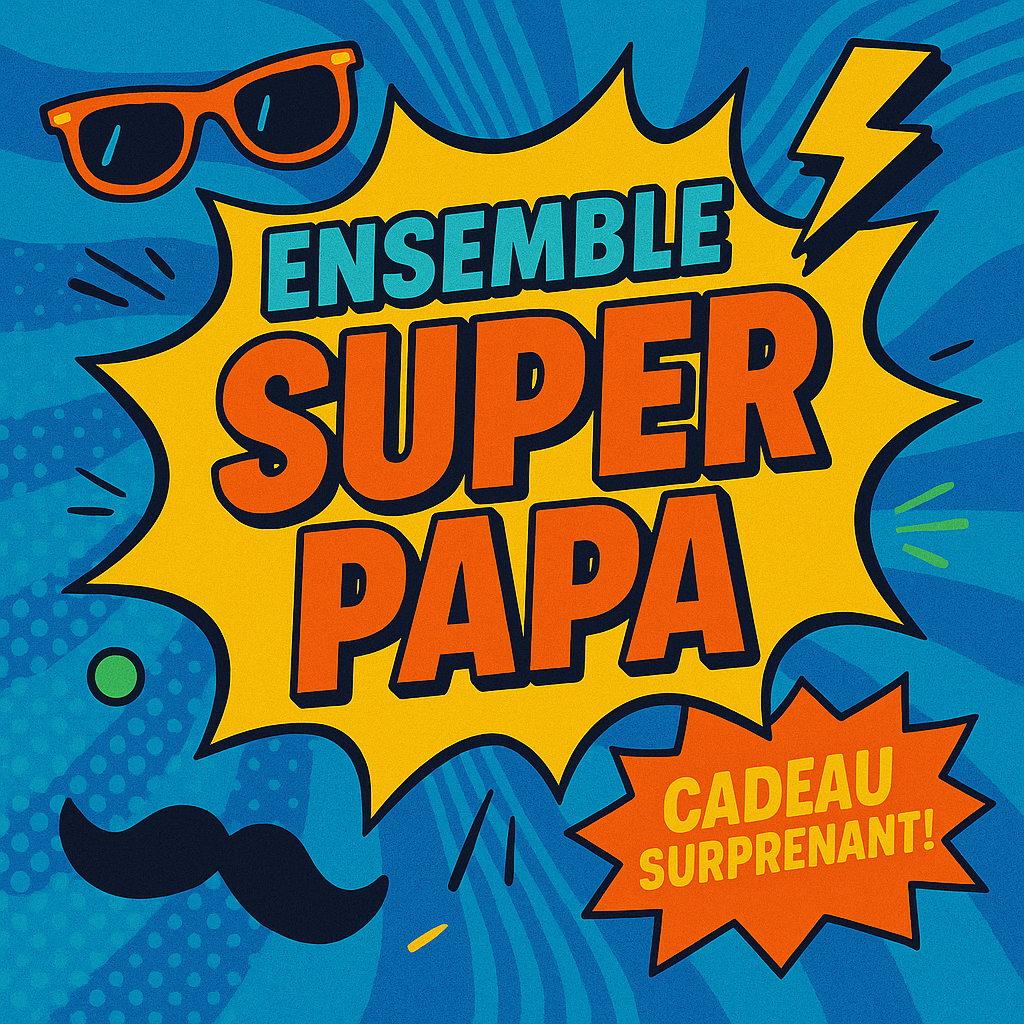 Ensemble super Papa - chaussette en bambou
