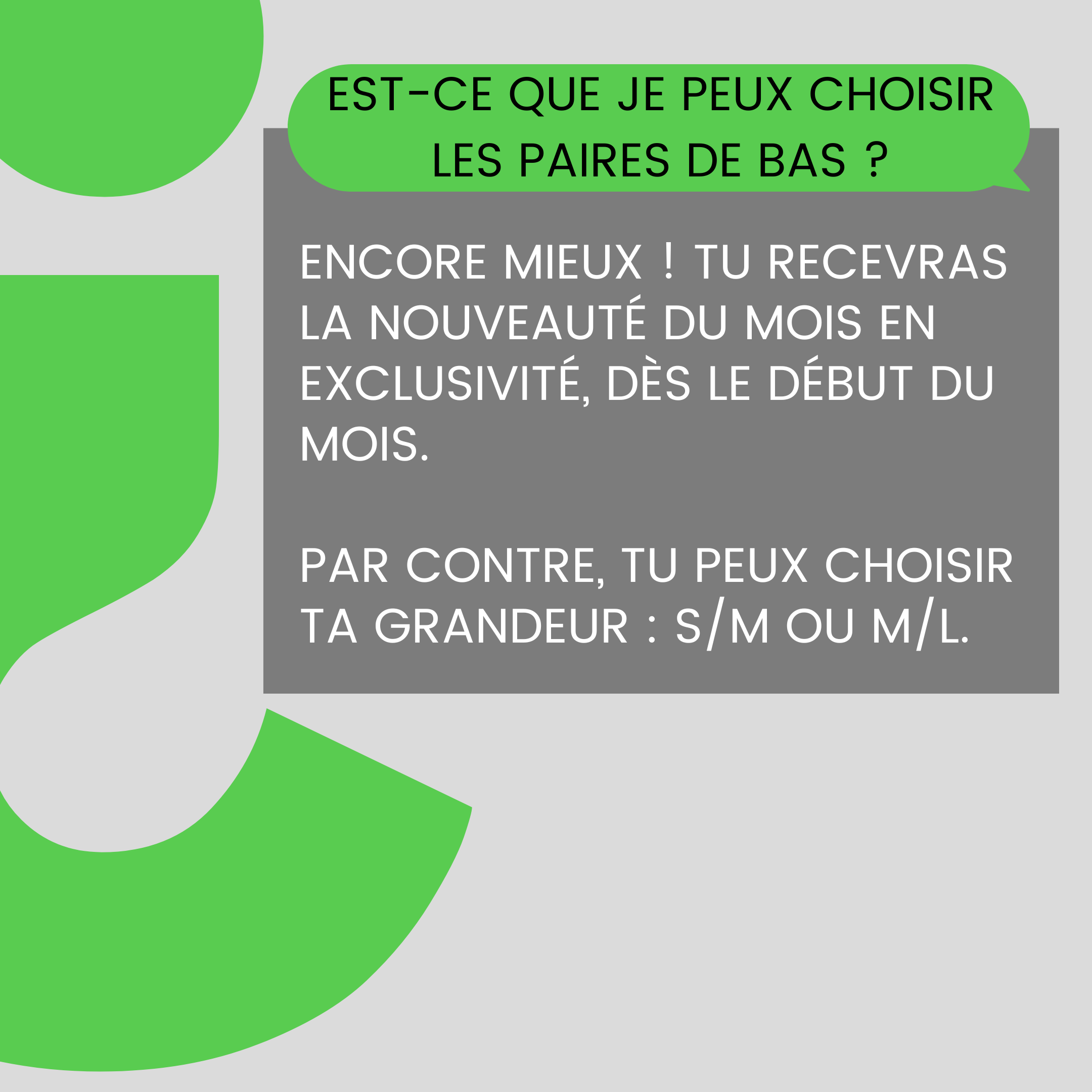 Chaussette en bambou - Abonnement mensuel pré-payé