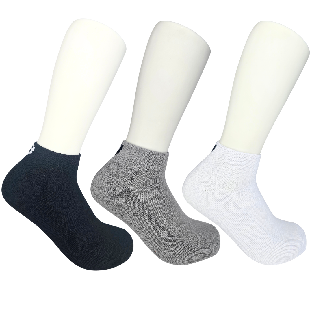 3 paires de chaussette COURTES en bambou - Mixtes