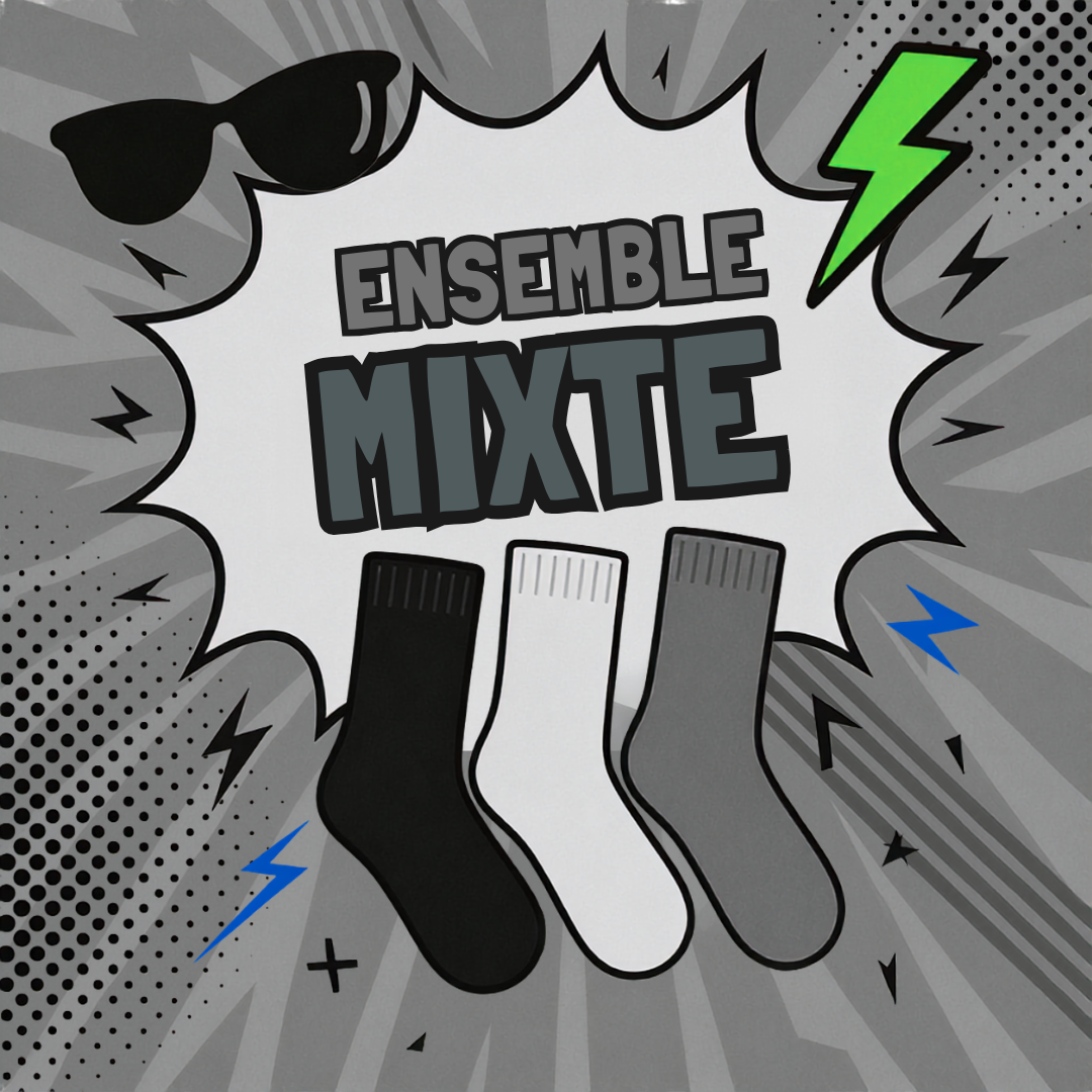 3 paires de chaussette en bambou - Mixtes