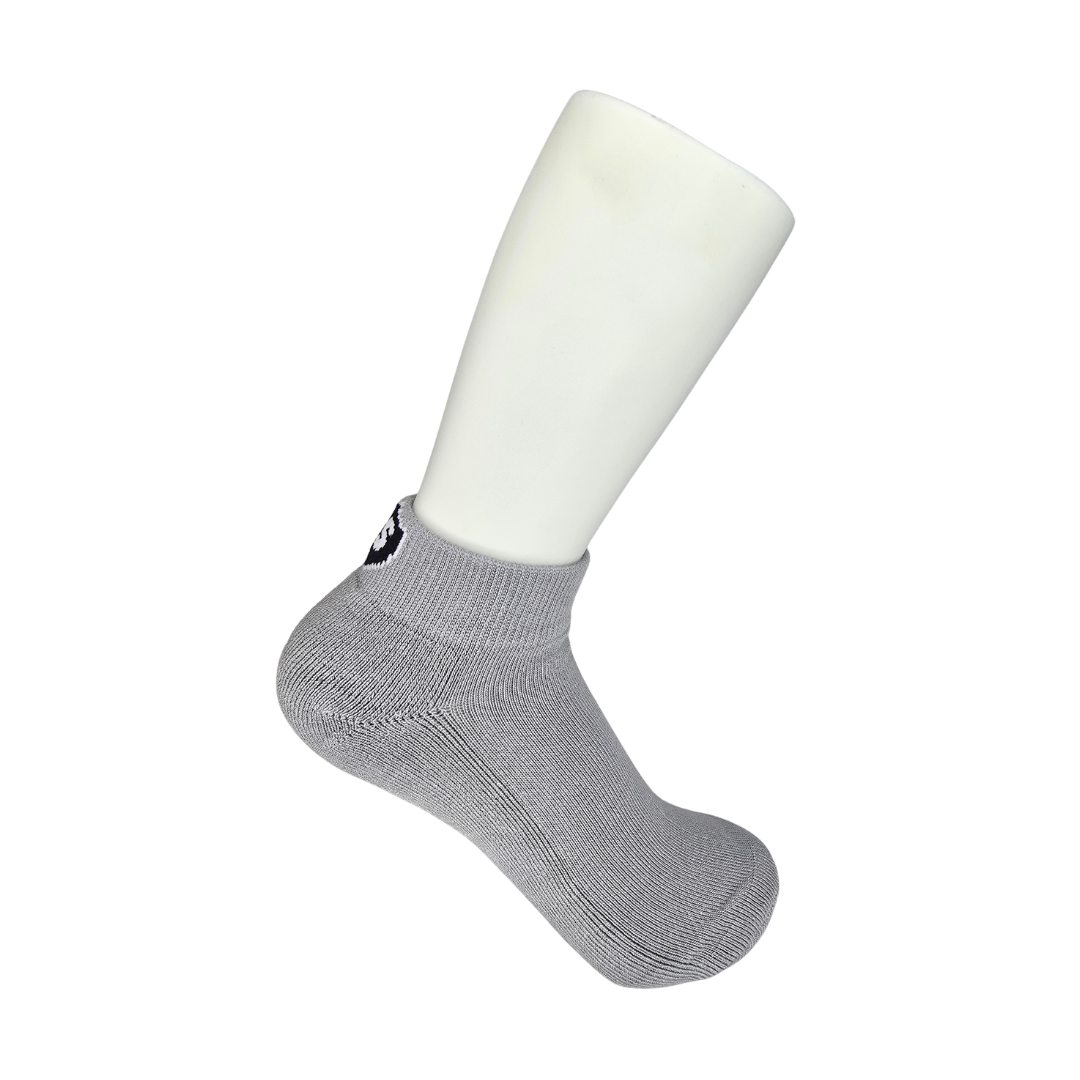 3 paires de chaussette COURTES en bambou - Graphite