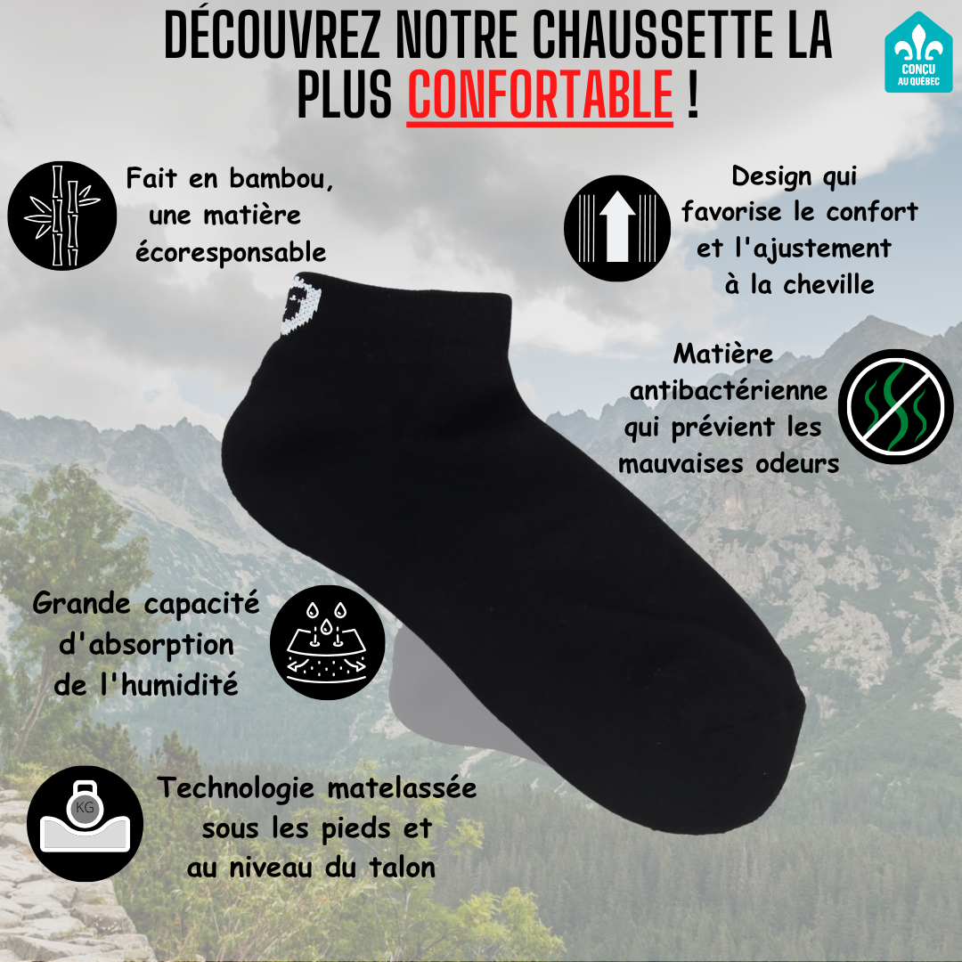 3 pairs of socks - Onyx