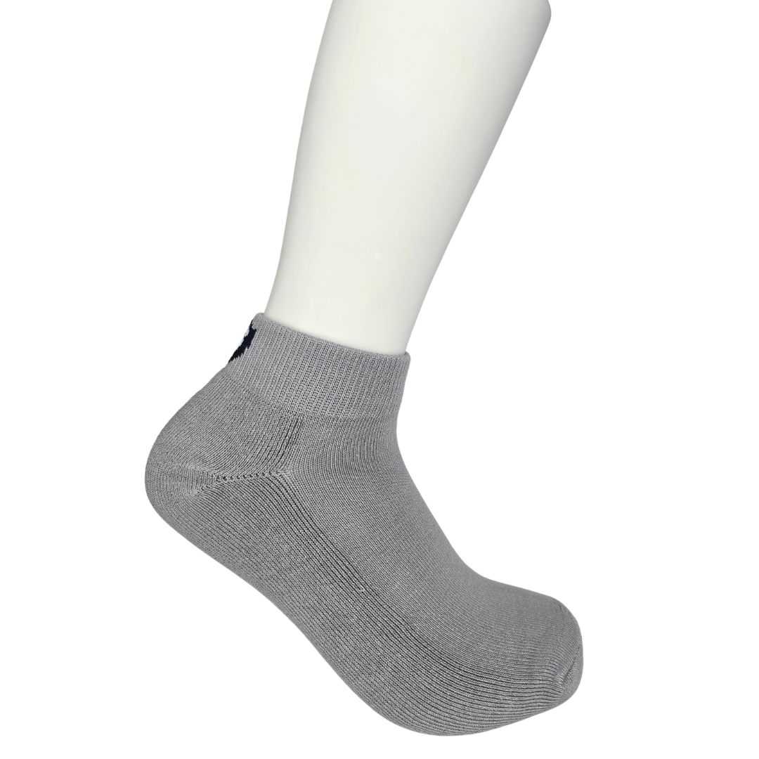 3 paires de chaussette COURTES en bambou - Graphite