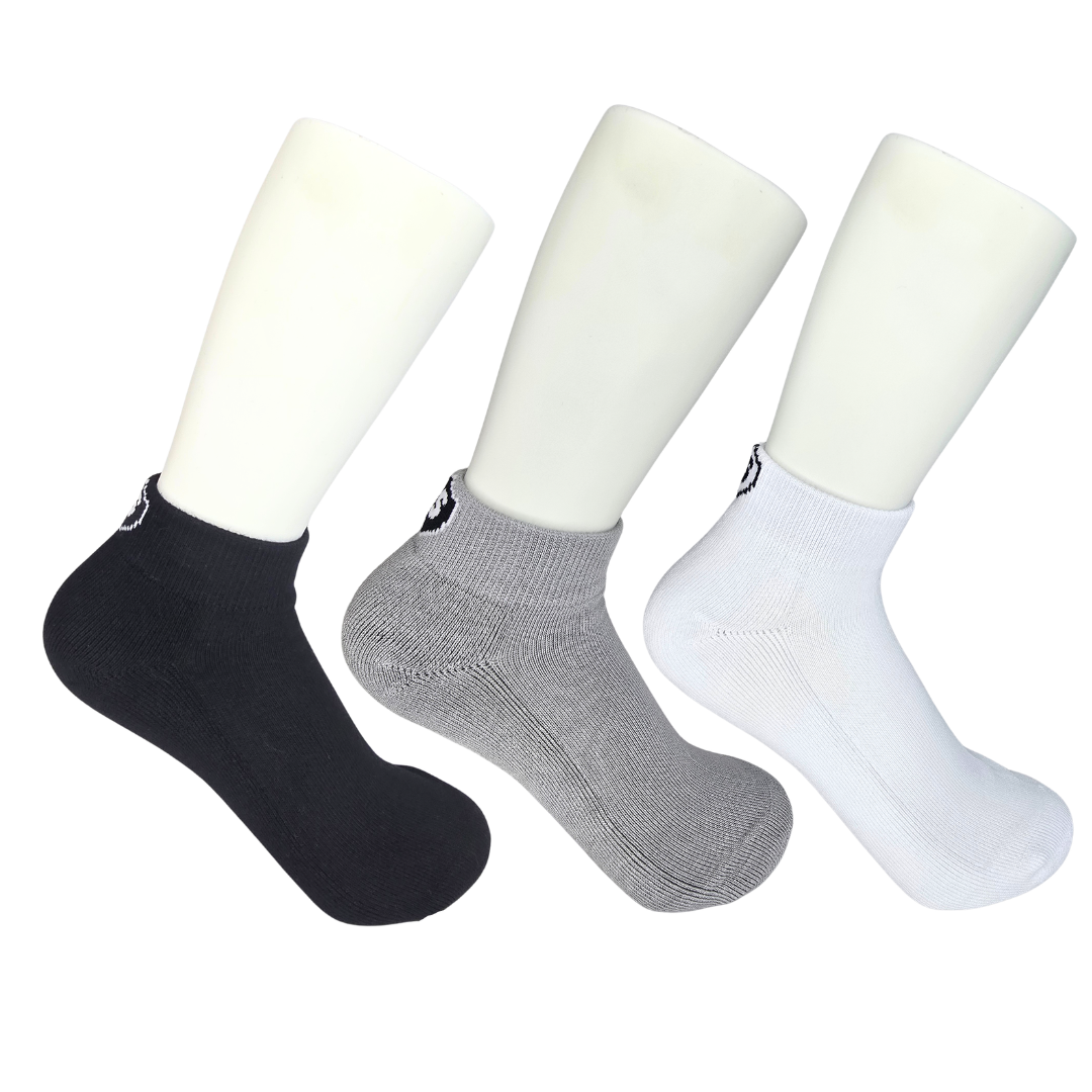 3 paires de chaussette COURTES en bambou - Mixtes